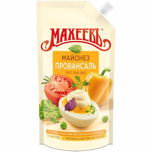Майонез Махеевъ Провансаль классический 55.5% 190 мл