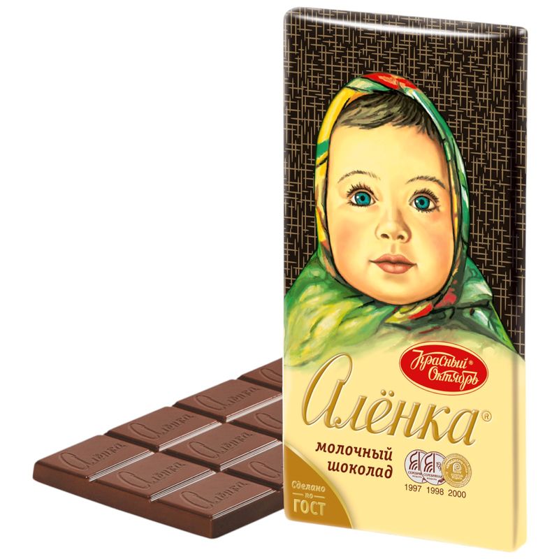 

Шоколад Алёнка молочный 75 г