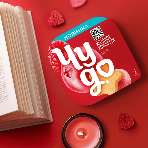 

Йогурт Чудо Ягодное конфетти с хрустящими насыпками-шариками 4% 105 г