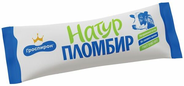 Мороженое Натур пломбир пломбир, 420 г