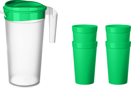 

Набор Phibo для пикника Mini кувшин 1.5 л и 4 стакана 0.4 л