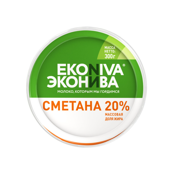 

Сметана ЭкоНива 20%, 300 г