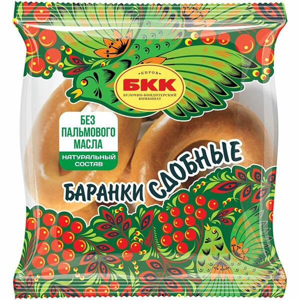 Баранки БКК Сдобные высший сорт, 315 г