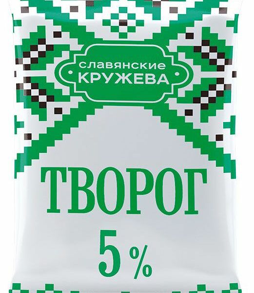 Творог Славянские кружева 5% 180 г