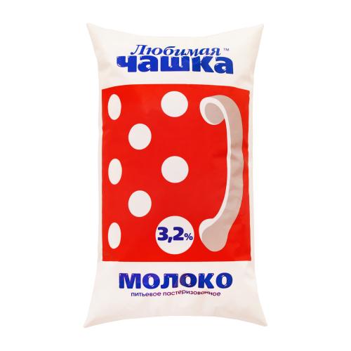 

Молоко Любимая чашка пастеризованное 3.2% 900 мл