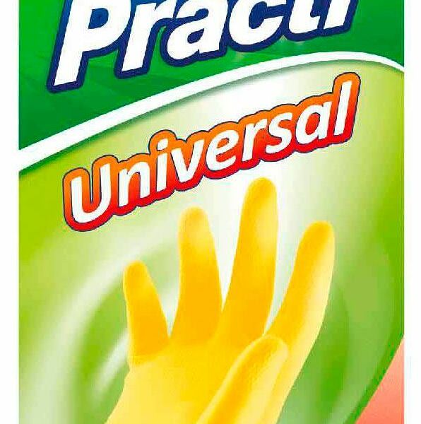 Перчатки хозяйственные Paclan Practi Universal желтые, р. M, 1 пара