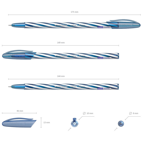 

Ручка шариковая Erich Krause Neo Candy 4 шт. арт. 47508