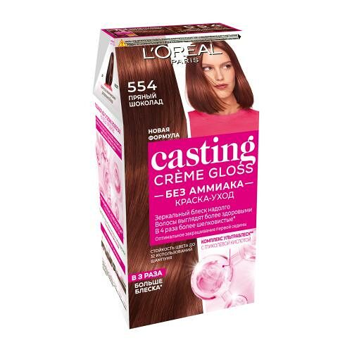 Краска для волос L'Oreal Paris Casting Creme Gloss 554 Пряный шоколад 180 мл