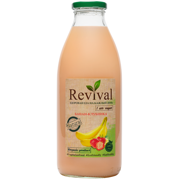 Нектар Revival бананово-клубничный 750 мл