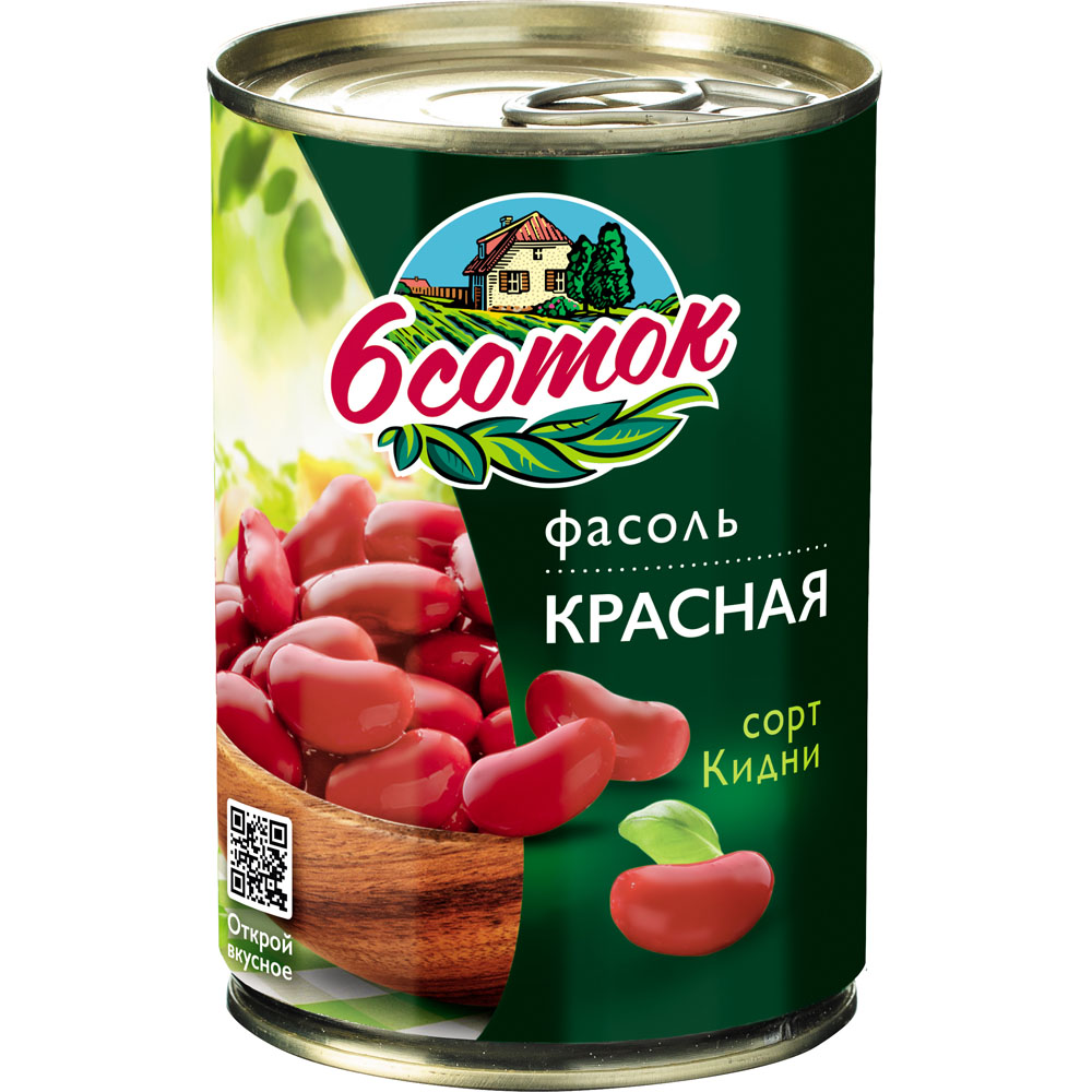 

Фасоль 6 соток красная 400 г