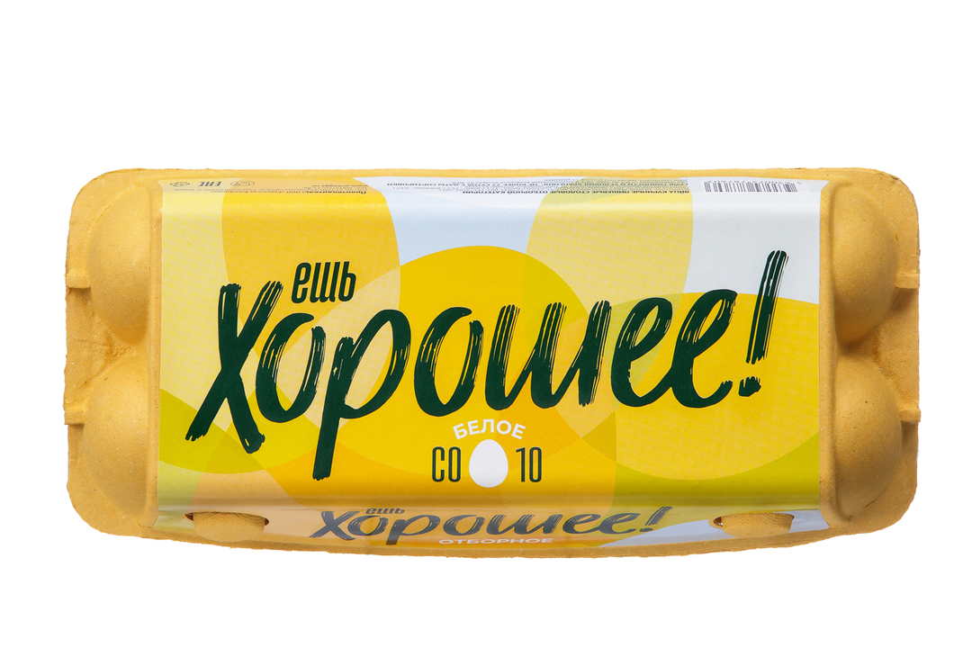 

Яйцо куриное Ешь хорошее С0 10 шт. 700 г