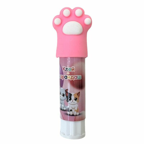 Клей-карандаш Котики на основе ПВА 9 г цвет в ассортименте