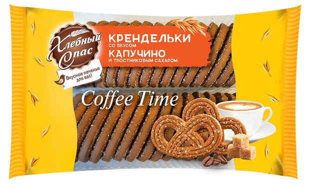 

Печенье Хлебный Спас Крендельки со вкусом капучино 320 г