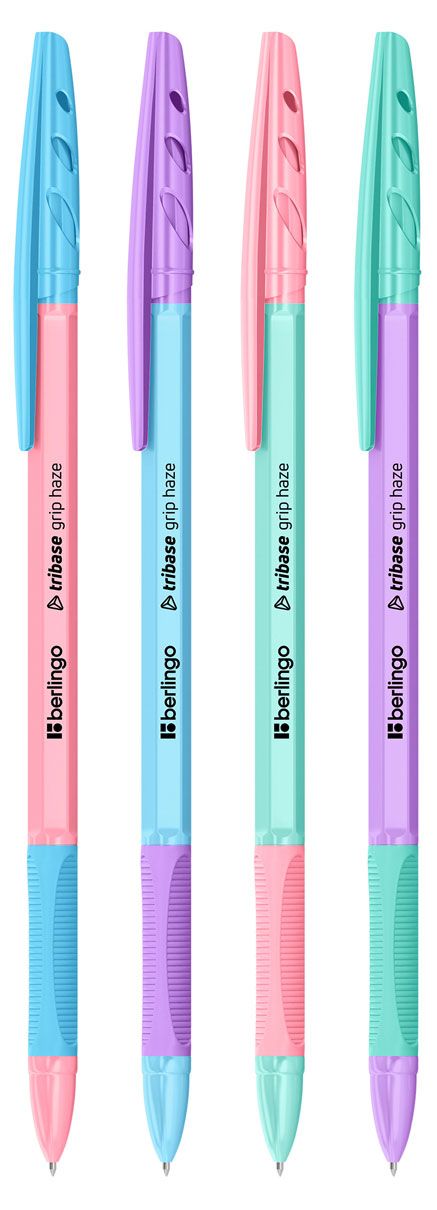 

Ручка шариковая Berlingo Tribase Grip Haze синяя 0.7 мм 1 шт в ассортименте