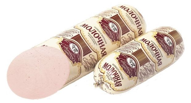 

Колбаса вареная Сибколбасы Молочная 400 г