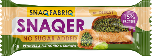 

Батончик протеиновый Snaq Fabriq в шоколаде без сахара арахис-фисташка-катаифи 50 г