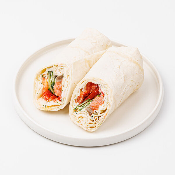 Сэндвич ролл ВкусВилл с лососем (кетой) 175 г