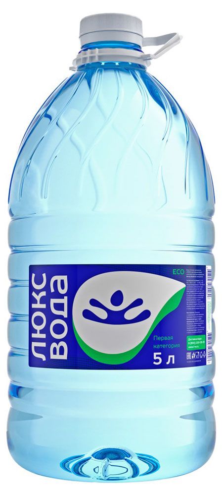 

Вода питьевая Люкс вода негазированная 5 л