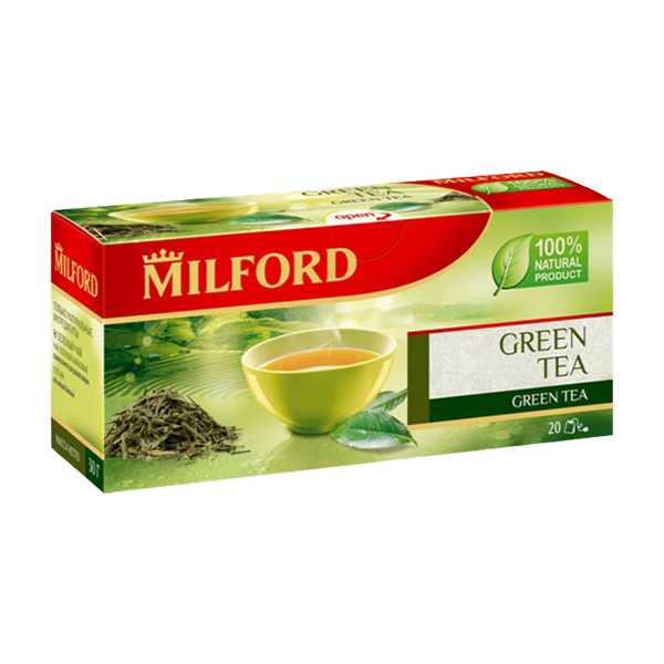 Чай Milford Зеленый 20 пакетиков