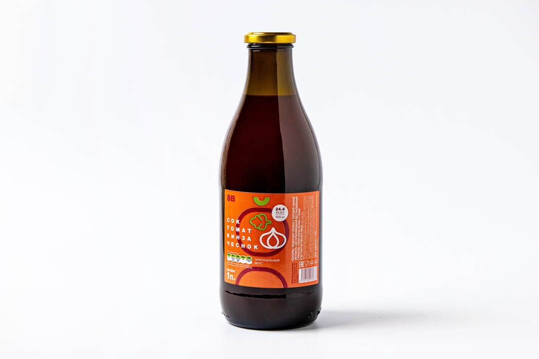 

Сок ВкусВилл Томат, кинза, чеснок, 1 л