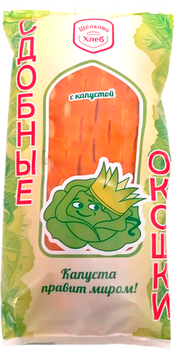

Сдоба Щелковохлеб Сдобные окошки с капустой 130 г