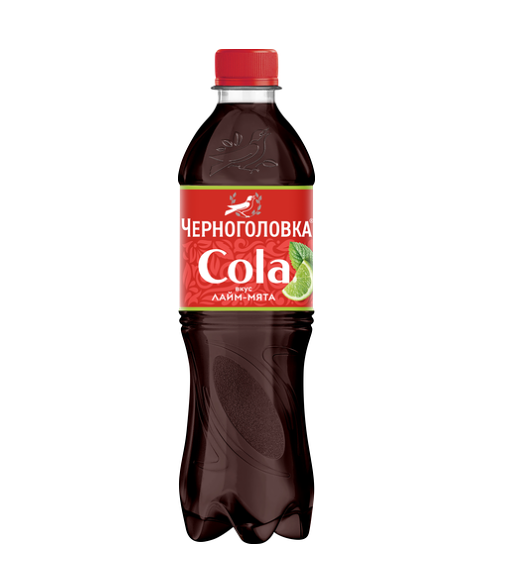 Лимонад Черноголовка Кола Лайм-мята 0.5 л