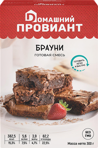 Смесь для выпечки Домашний Провиант Брауни, 300 г