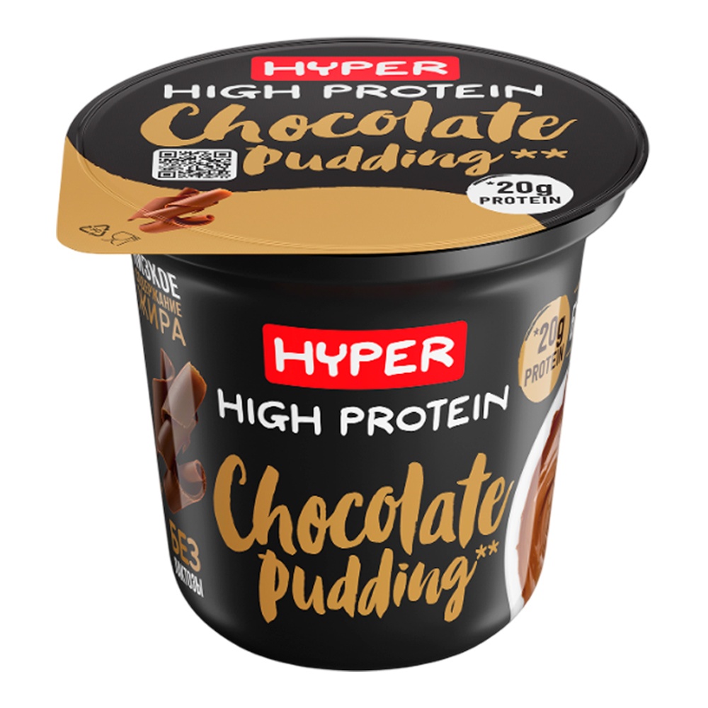 

Высокопротеиновый пудинг Hyper High Protein со вкусом шоколада 1.5% 200 г
