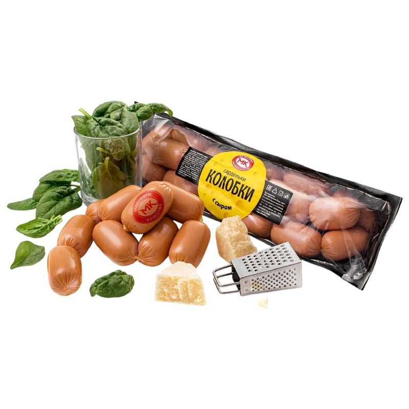 

Сардельки МК Балтика Колобки с сыром 415 г