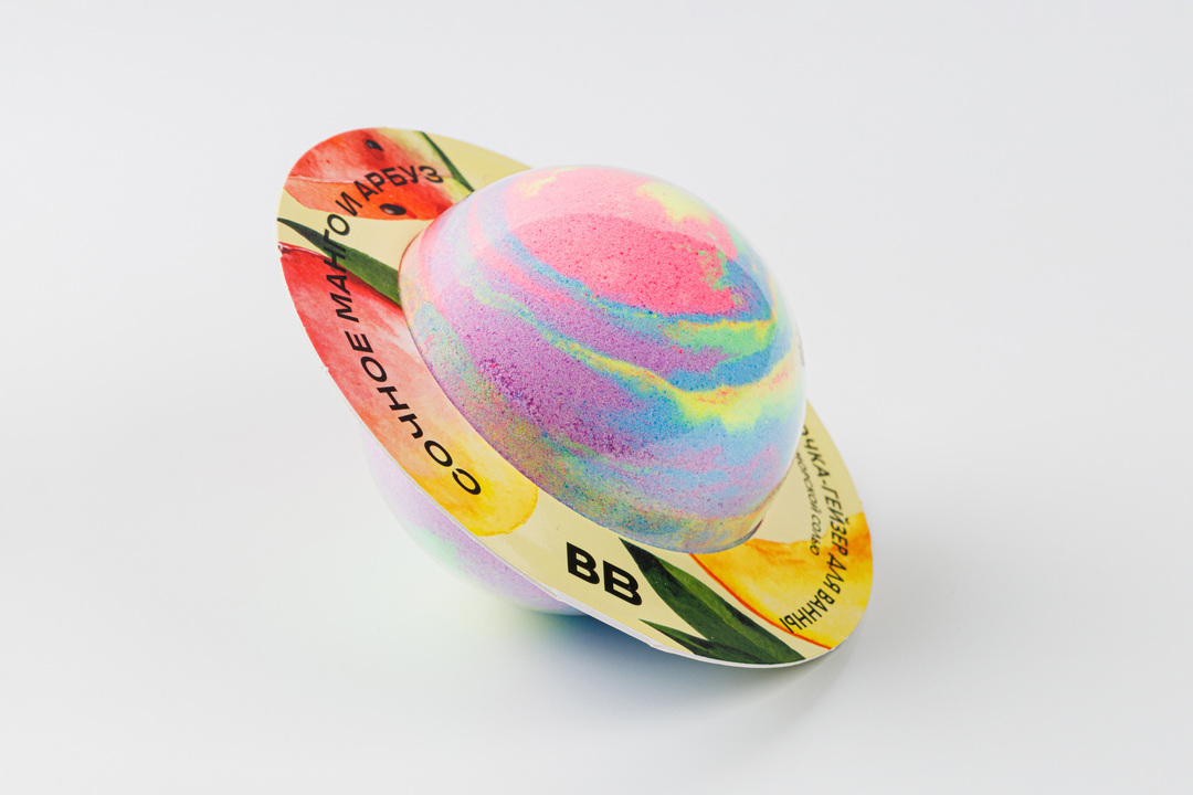 

Бомбочка-гейзер для ванны Сочное манго и арбуз 170 г