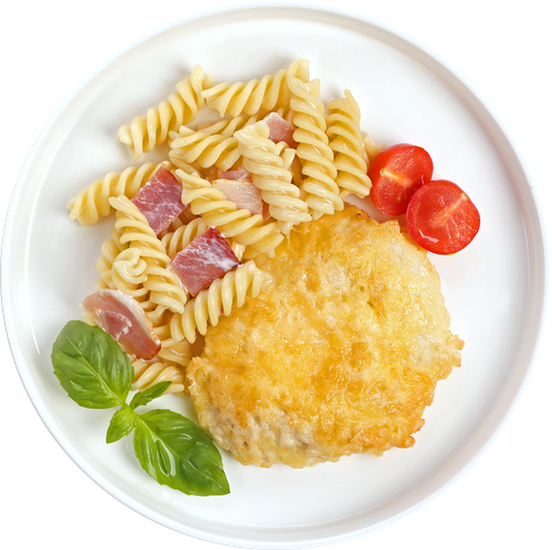 

Филе цыпленка Лента Fresh в сыре с пастой карбонара, 290 г