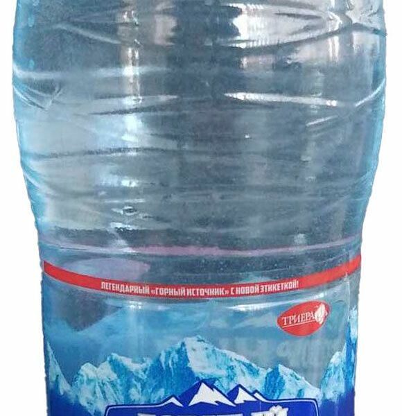 Вода Горный источник природная артезианская газированная 500 мл
