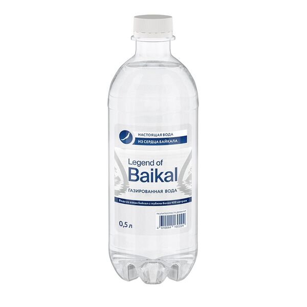 Вода питьевая LEGEND OF BAIKAL газированная природная глубинная