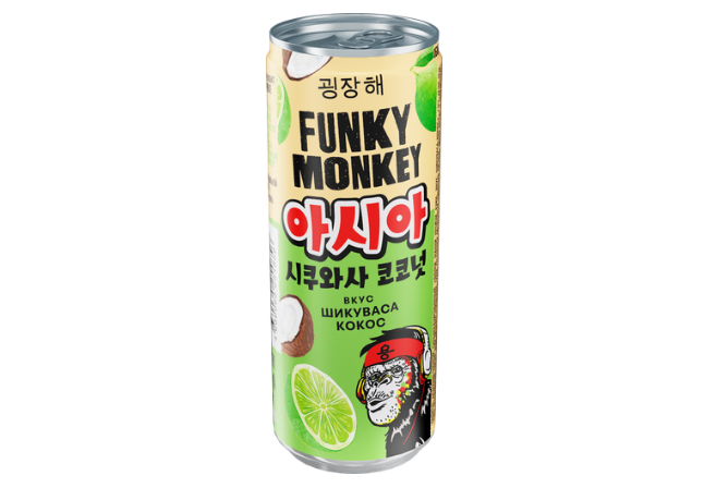 

Газировка Funky Monkey Craazy Шикуваса и кокос 0.33 л