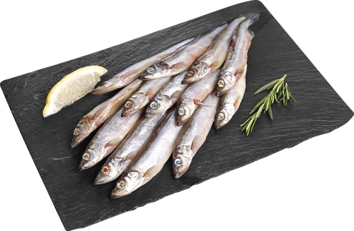 

Мойва Лента Fresh непотрошеная с головой (из замороженного сырья), весовая