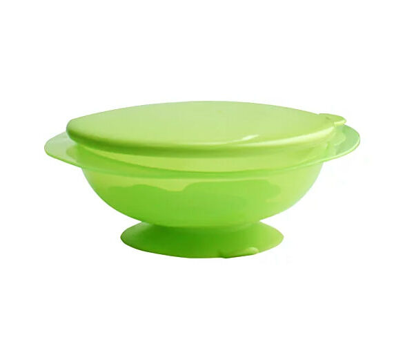 Тарелка детская Baby Line с крышкой на присоске 