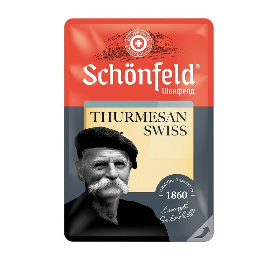

Сыр Schonfeld Swiss Thurmesan 52% 125 г