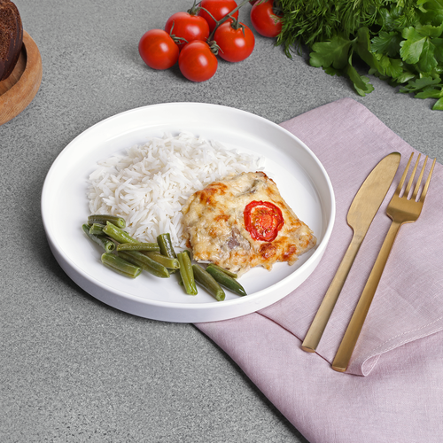 

Мясо По-французски с рисом 250 г