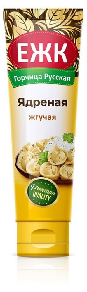

Горчица ЕЖК Русская ядреная жгучая, 130г