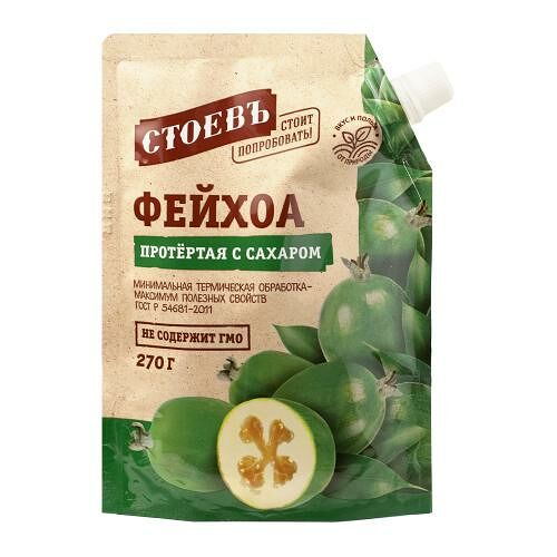 Фейхоа Стоевъ протертая с сахаром 270 г