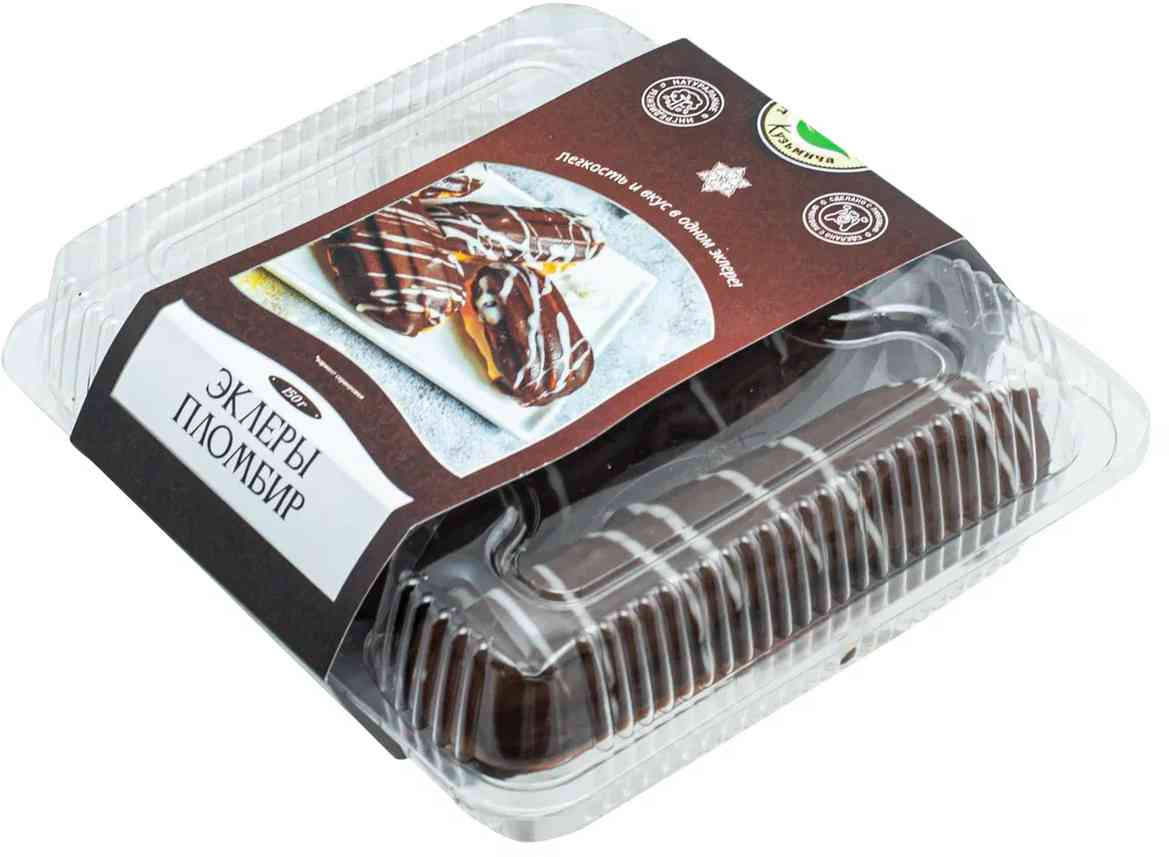 

Эклеры пломбир Домашняя еда от Кузьмича 150 г