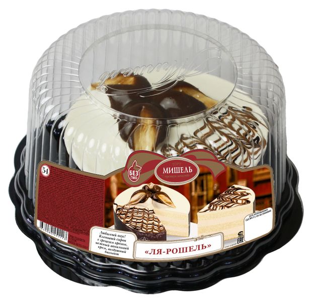 

Торт бисквитный Мишель Ля-Рошель кленовый сироп с грецким орехом 610 г