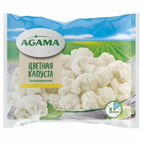 Капуста цветная Agama замороженная 400 г
