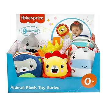 

Игрушка Fisher-Price, Коллекция Животные в ассортименте, серия Soft Toy, возраст 0+, 22 см, 1 шт