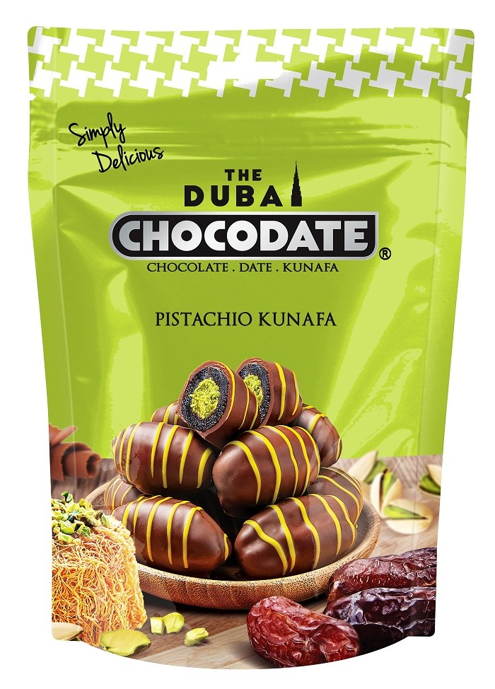 

Конфеты Chocodate Финики с фисташковой пастой и тестом кунафа в молочном шоколаде, 90 г