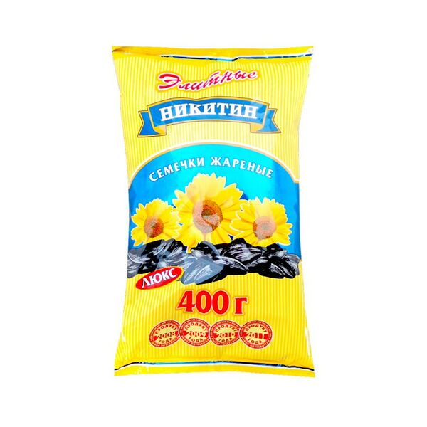 Семечки подсолнечн Никитин Элитные люк 400г