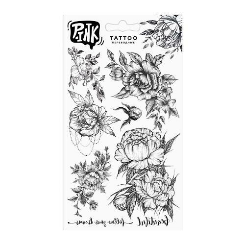 Наклейки-тату P.ink Пионы переводные