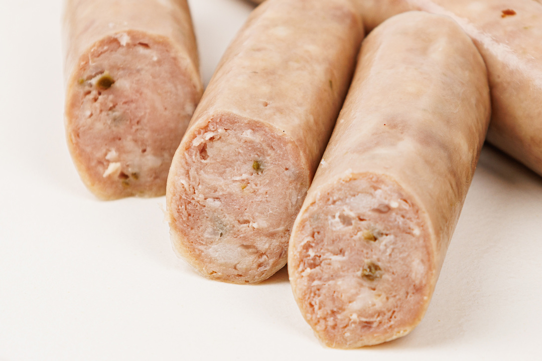 

Колбаски ВкусВилл для жарки с перцем халапеньо 280 г