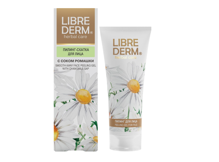 

Пилинг-скатка для лица Librederm Herbal Care с соком ромашки 75 мл