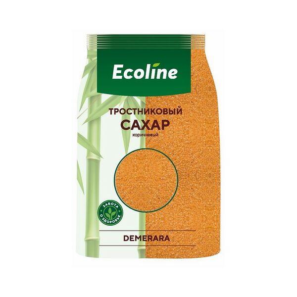 Сахар тростниковый Демерара Ecoline new 0,5кг